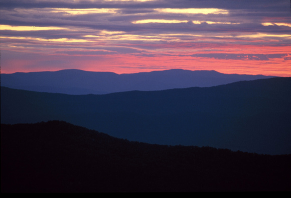 Blue Ridge Parkway Sunset